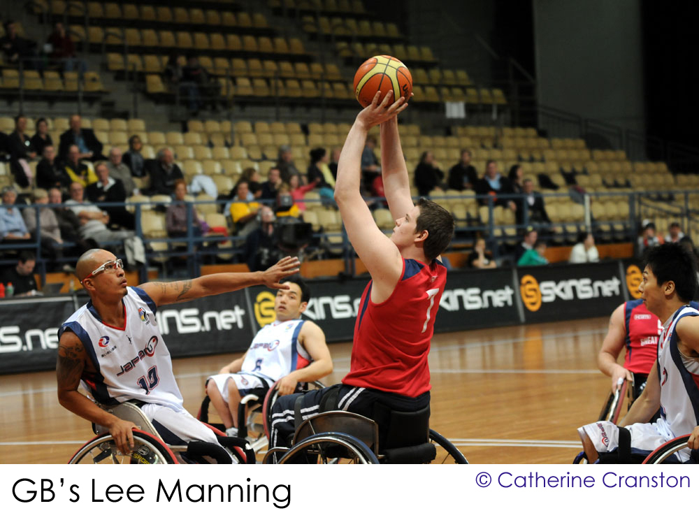 GB wheelchair basketball player Lee Manning