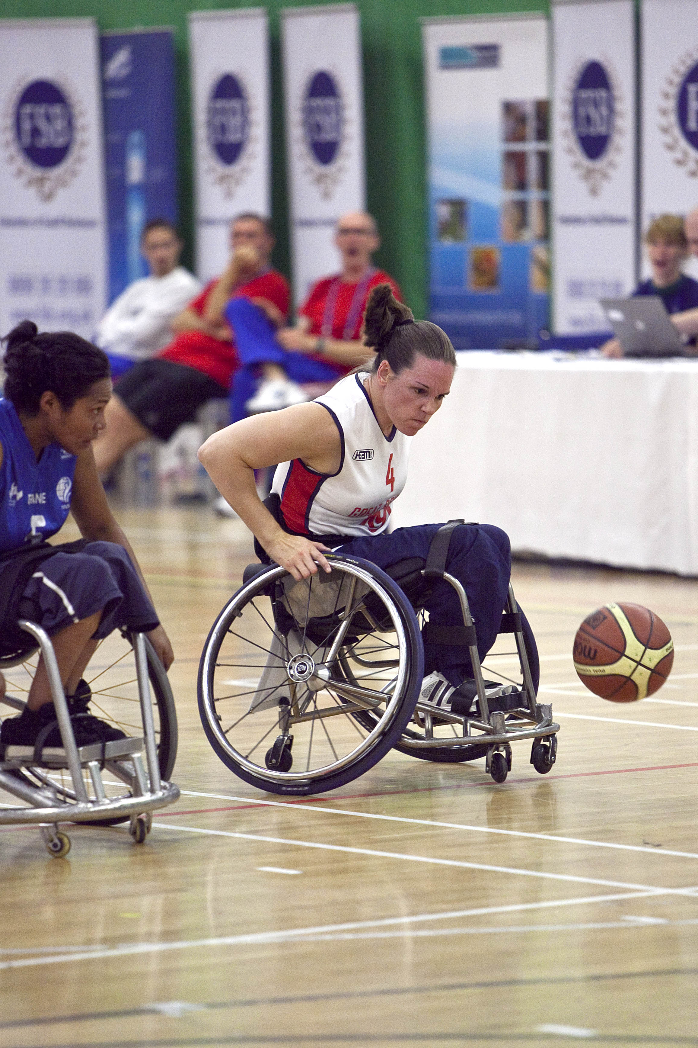 GB's Caroline Maclean in action in the bronze medal match